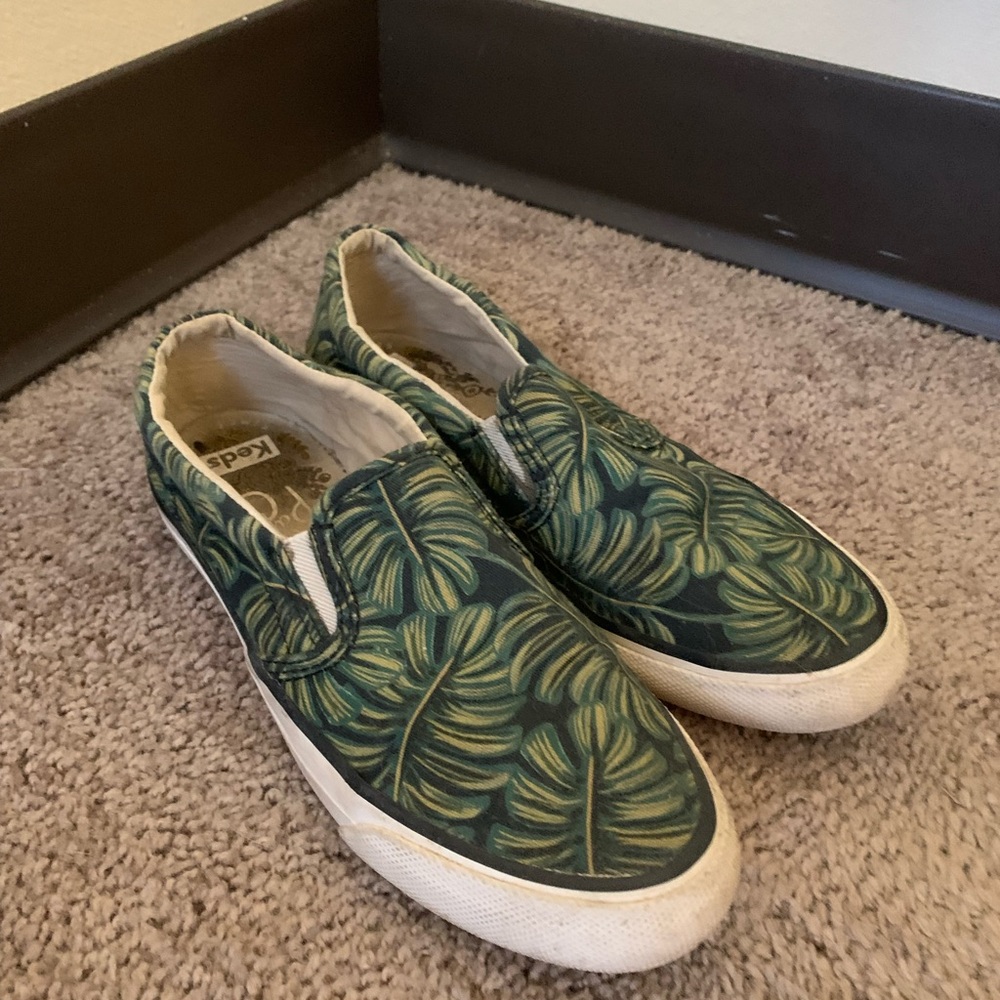 Rifle Paper Co x Keds Womens 6.5 Paper Palms Slip-On Sneaker